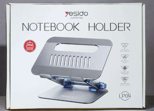 YESIDO LP04 Adjustable Aluminum Alloy Laptop Riser Desktop Stand Holder