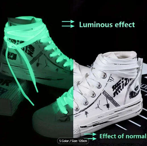 Luminous Green Shoelaces!