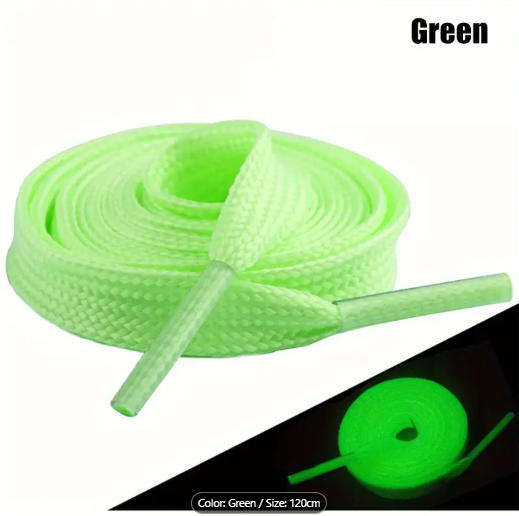 Luminous Green Shoelaces!