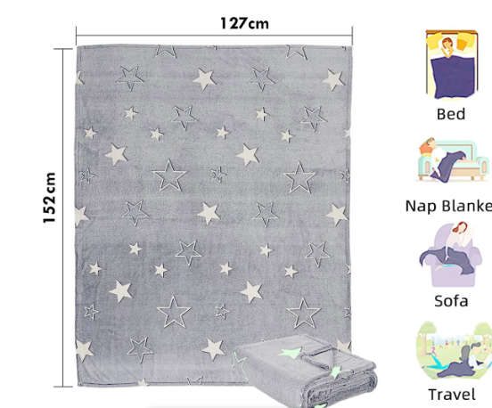 Magic Glow In The Dark Blanket