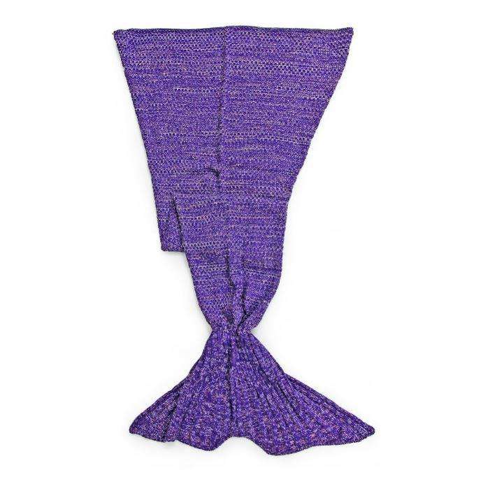 Mermaid Blanket Adult Purple/Grey