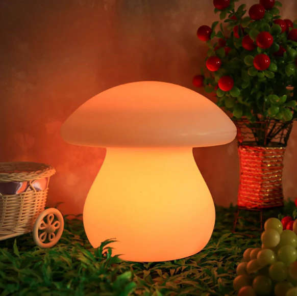 Solar Garden Mushroom LED Light (Multi-Color)