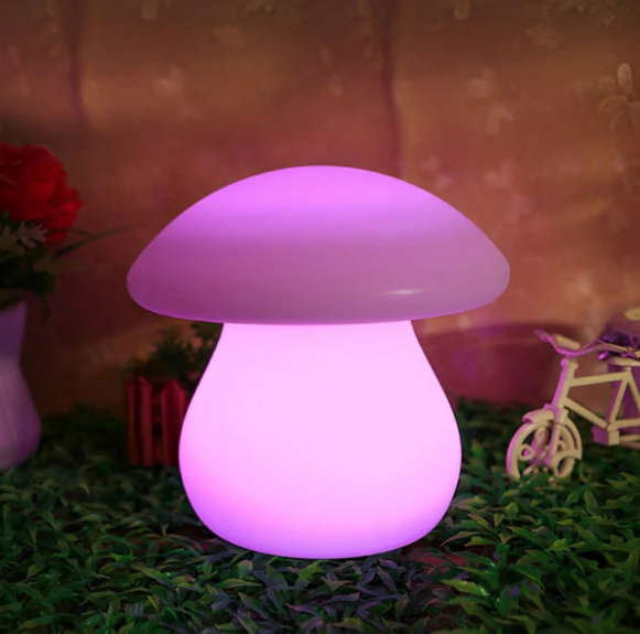 Solar Garden Mushroom LED Light (Multi-Color)