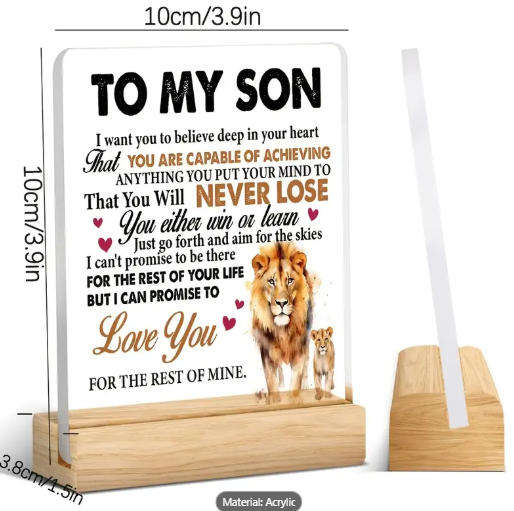 Gift Your Son a Timeless Roar of Love & Inspiration!