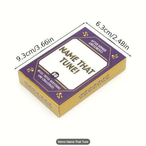Name That Tune Card Game