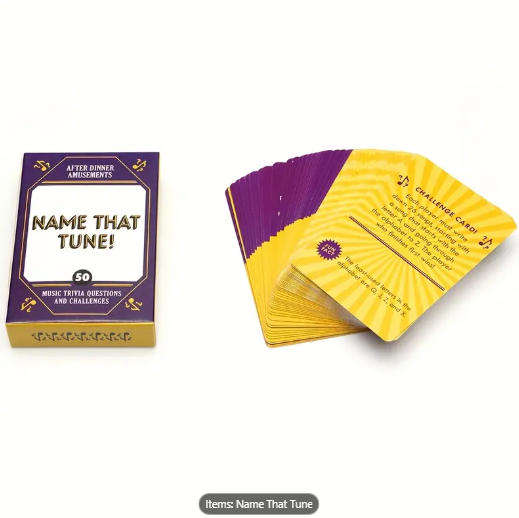 Name That Tune Card Game