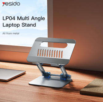 YESIDO LP04 Adjustable Aluminum Alloy Laptop Riser Desktop Stand Holder