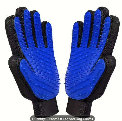 2-in-1 Pet Grooming Glove Brush (2Pcs Left & Right)