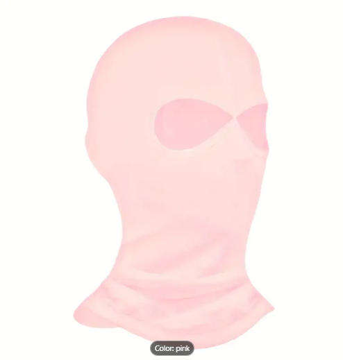 Full Face Cover Hat Balaclava Hat (Pink)