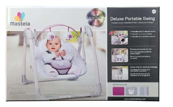 Mastela Deluxe Portable Baby Swing