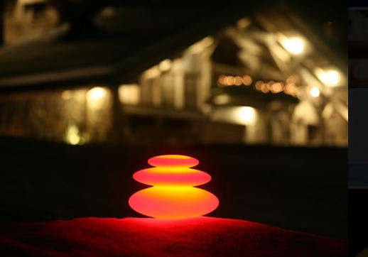 Solar Garden Rock