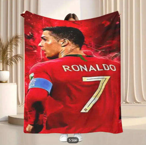 Cristiano Ronaldo Flannel Blanket