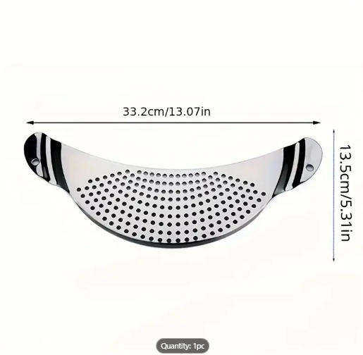 Steel Crescent Pot Strainer
