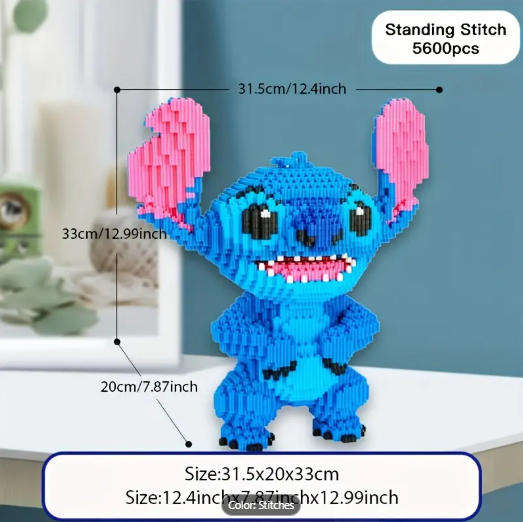 Stitch Building Block Puzzle 5600Pcs