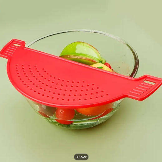 Durable Plastic Kitchen Clip-On Pot Filter