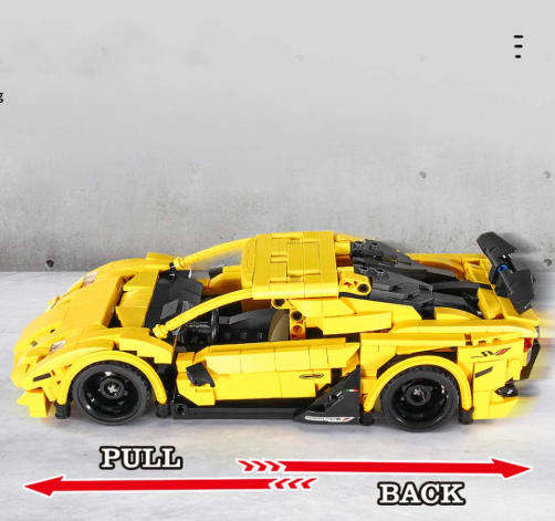Puzzle Technic Sports Car Building Blocks Kit