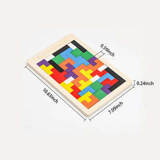 Wooden Intelligence Block (Tetris Block)