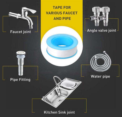 Ceelon PTFE Tape 10m x 12mm x 0.075mm (250 Pcs Per Box)