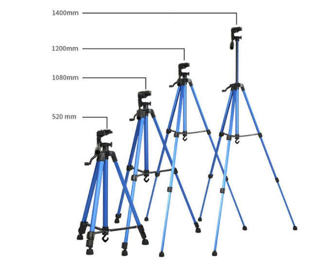3366 Aluminium Tripod with Phone Holder