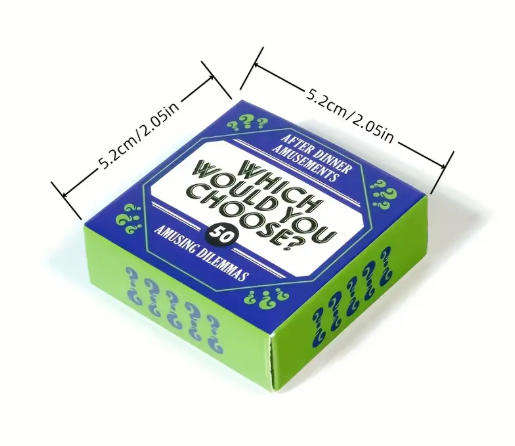Which Would You Choose? Card Game