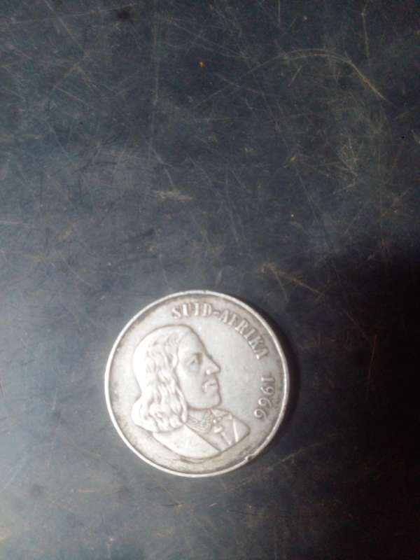 Rare R1 Silver 1966 Suid Afrikaans Coin