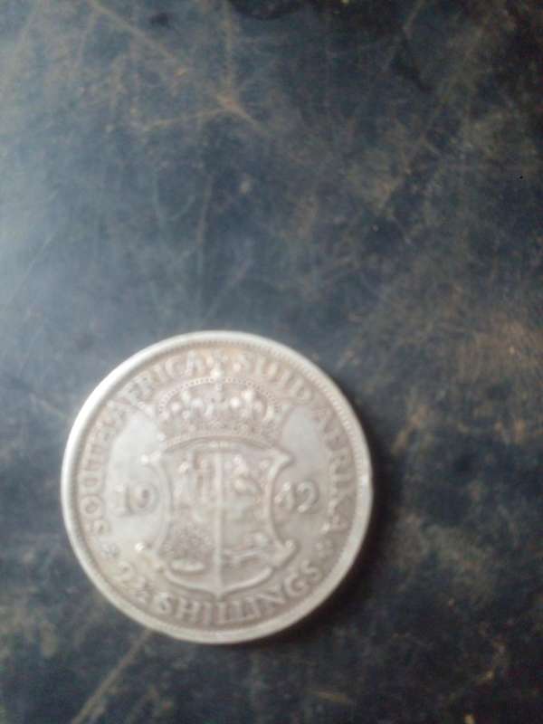 2 half shiling 1942 very rare silver