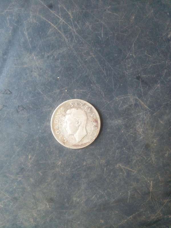 2 half shiling  1951 georgivs sextvs