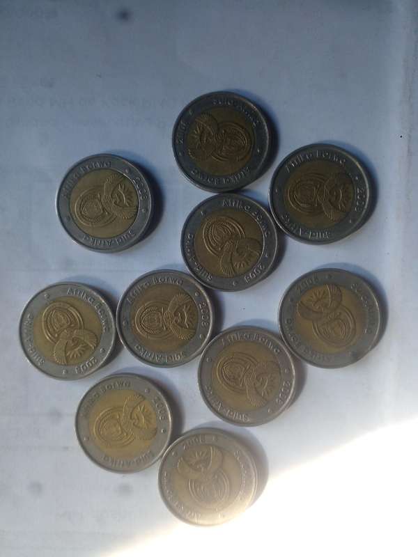 Lot of mandela 2008 birthday R5 × 10
