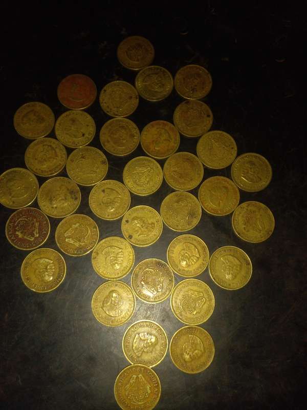 1/2 cent 1963 vintage coins x35
