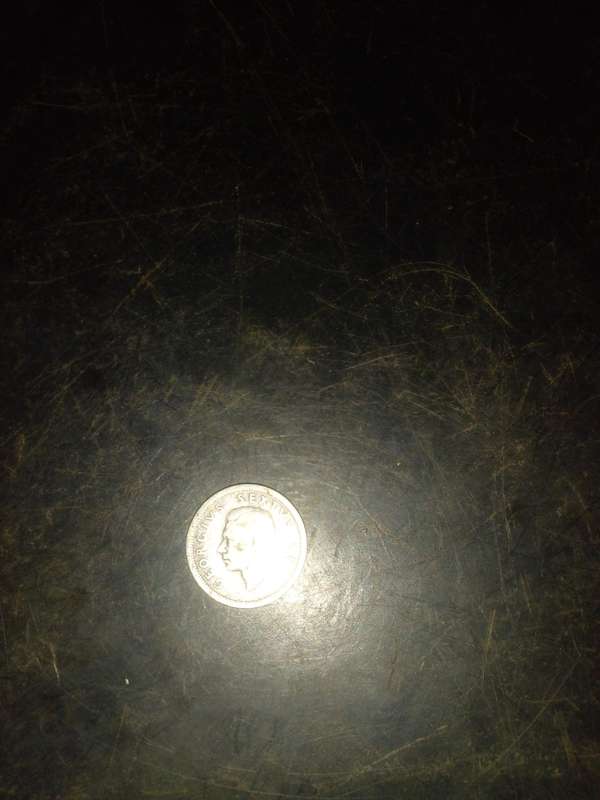 6d 1950 fine silver rare