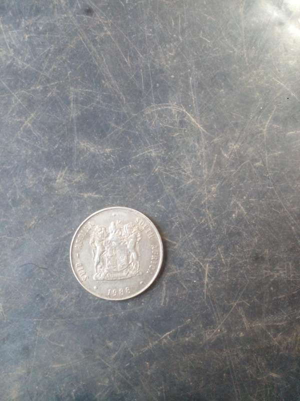 1 rand 1988 silver nicke