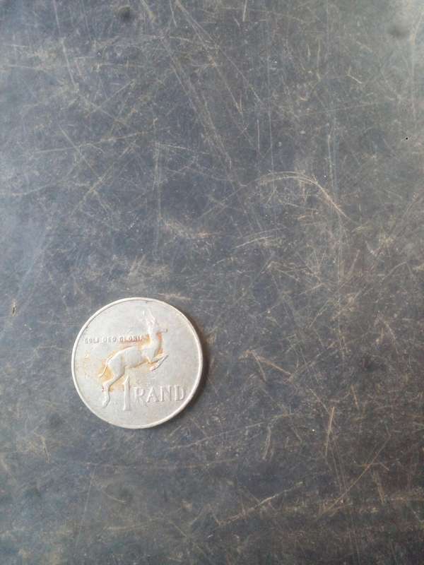 1 rand 1985 with head pure Nickel silver