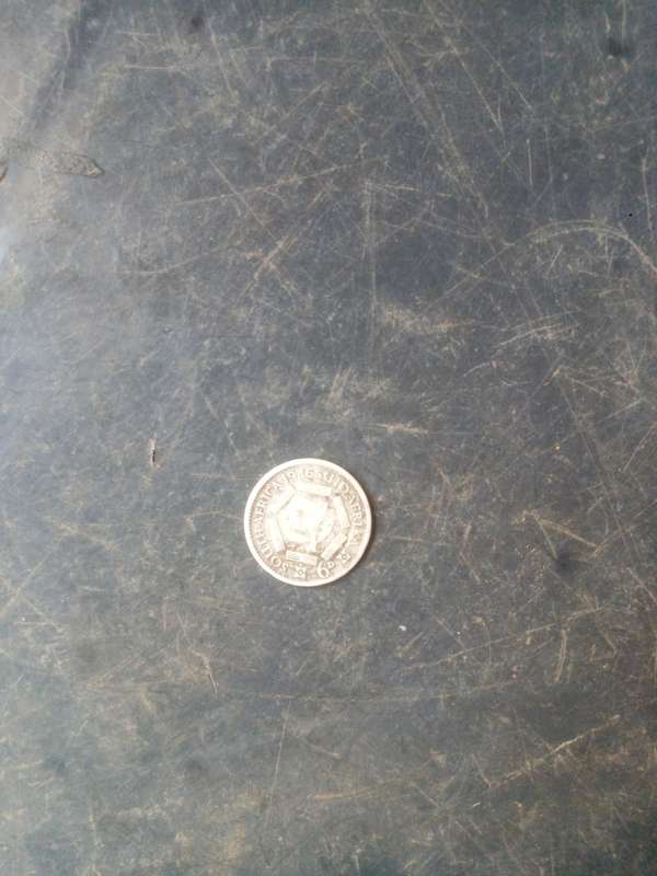 Rare 6 pence 1936 suid africa Georgivs v Rex imperator
