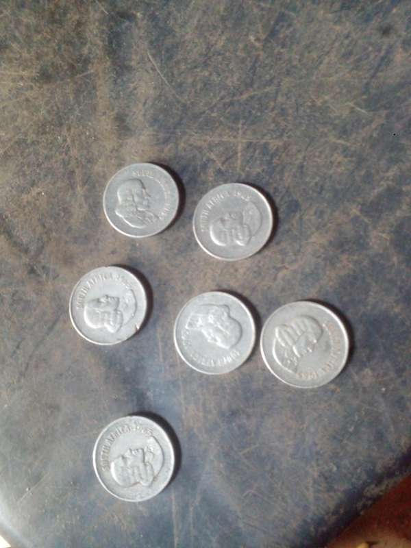 10 cents 1965 silver english  x6