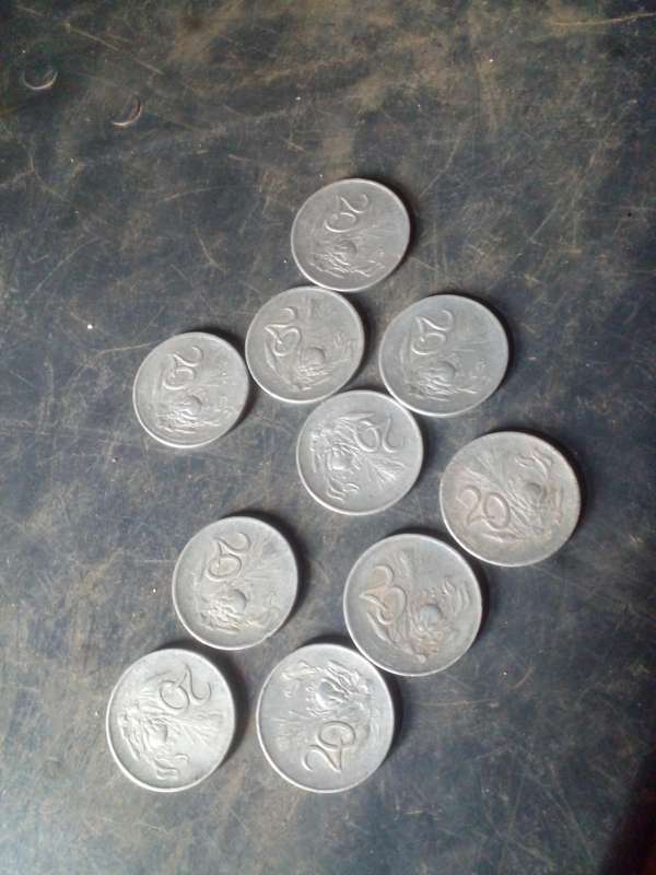 20 cents 1965 silver english x 10