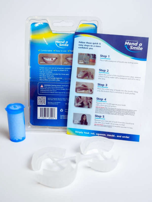 Mend a Smile - Fit your own comfy clip-on clip-off teeth.