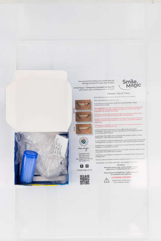 The New & Improved Smile Magic Cosmetic Denture Kit