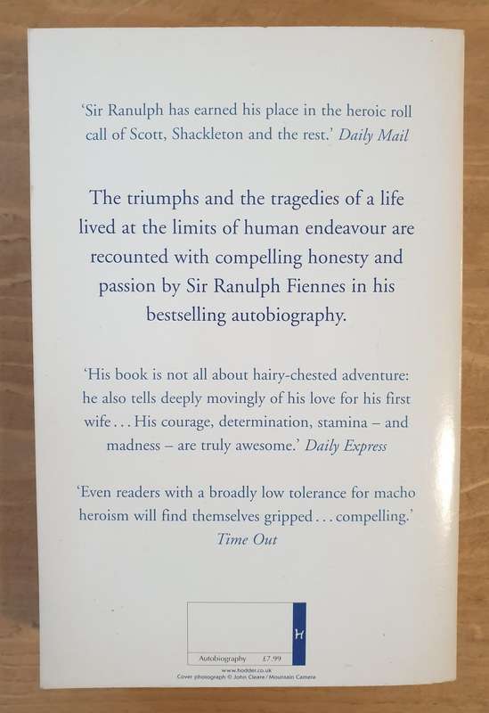 Ranulph Fiennes (Sir) : "Mad, Bad and Dangerous to Know" - Box Set comprising of a BOOK and two CDs