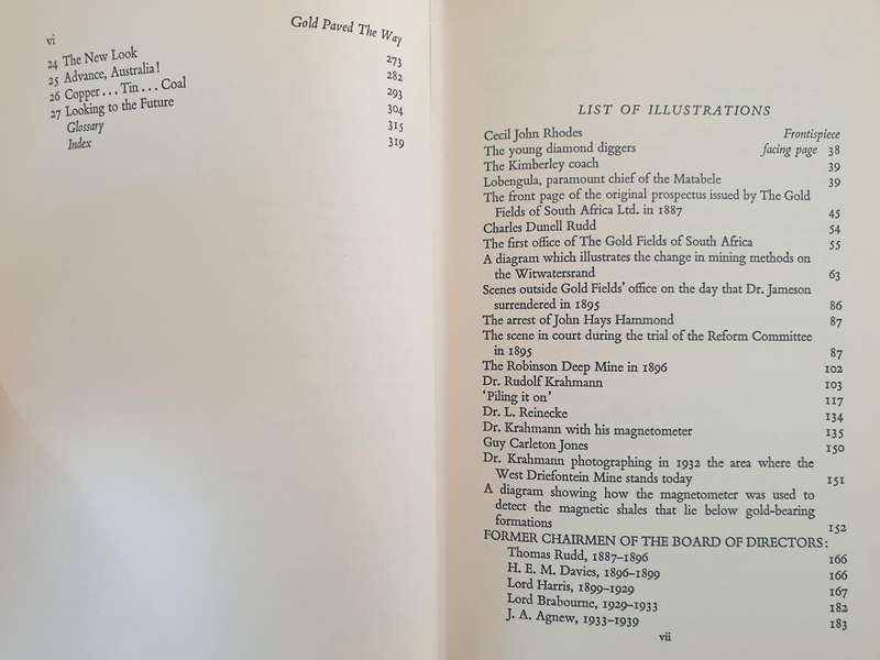 A P Cartwright : "Gold Paved the Way" (First Edition)