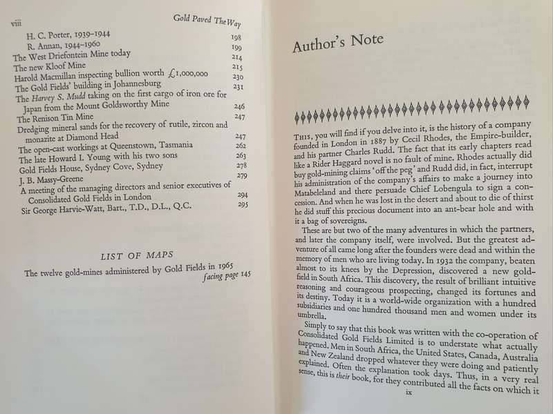 A P Cartwright : "Gold Paved the Way" (First Edition)