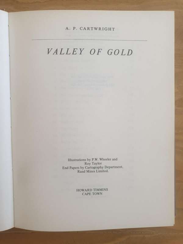 A P Cartwright : "Valley of Gold" (Revised Third Edition)