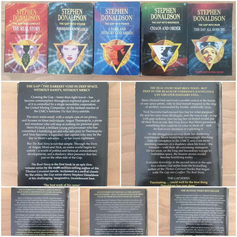 Stephen Donaldson's : "The Gap Series" Book Set-of-5