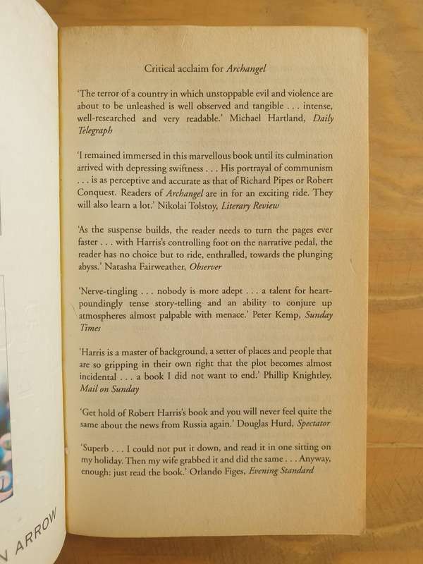 Robert Harris : "Archangel"