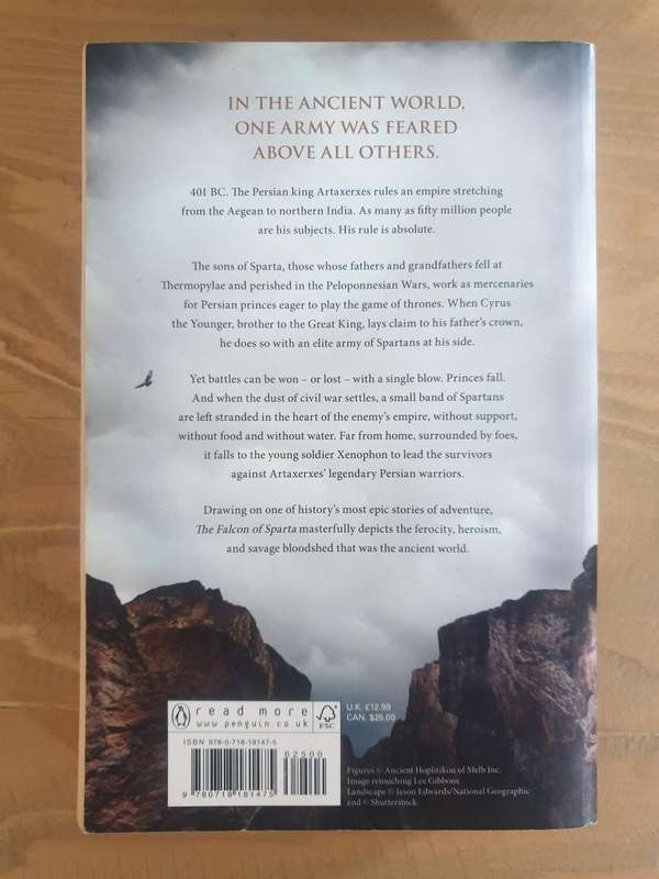 Conn Iggulden : "The Falcon of Sparta" - A battle can be won with a single blow