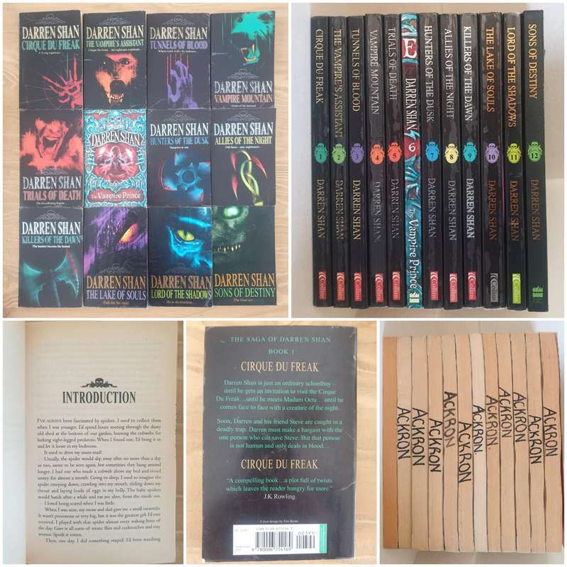 Darren Shaughnessy : "The Saga of Darren Shan" / "Cirque du Freak" - Complete Book Set of 12
