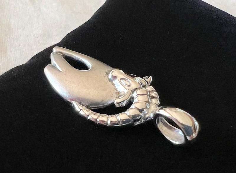 Vintage Sterling Silver Zodiac Sign ARIES Pendant or Charm * 2.65 grams
