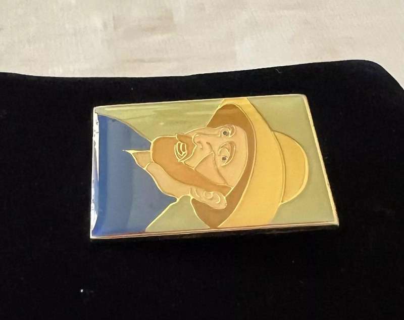 Pre-Loved Enamelled VINCENT VAN GOGH Brooch by "The Detroit Institute of Arts"