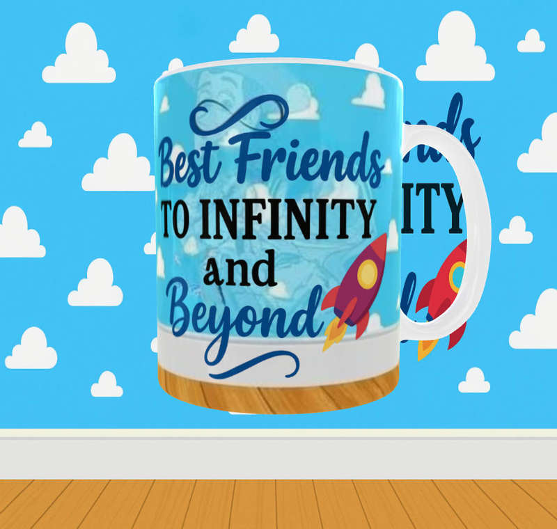 Toy Story Best Friends Mug  Buzz & Woody | 11oz Sublimation Mug by Mojo Prints
