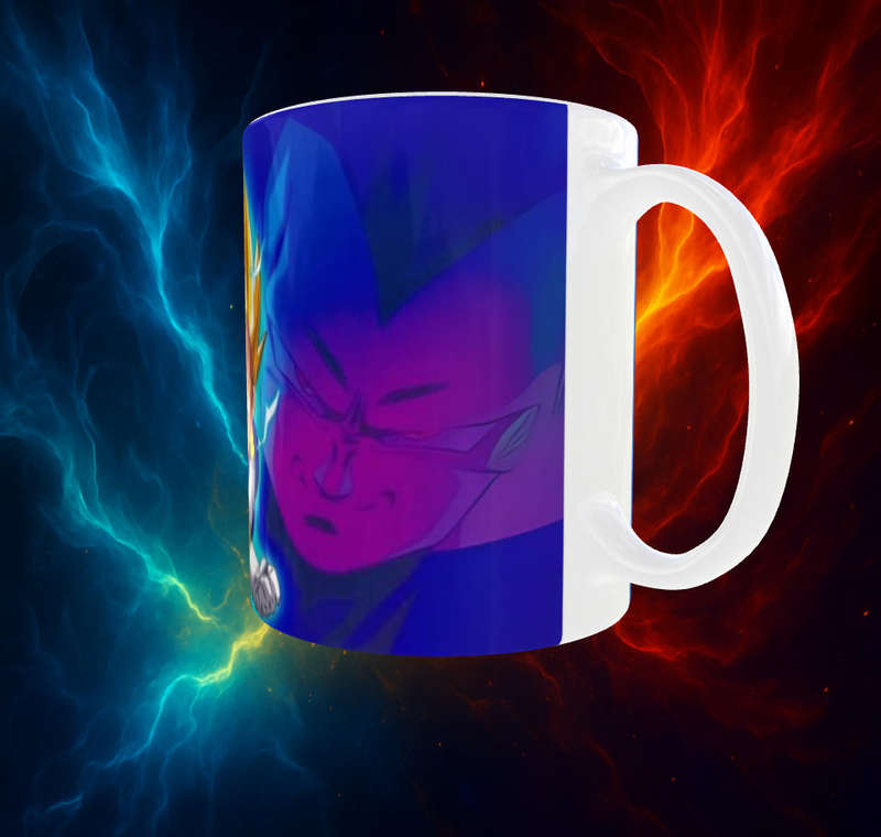 Dragon Ball Z Super Saiyan Goku & Vegeta Mug  Anime Coffee Cup | Gift For DBZ Fans