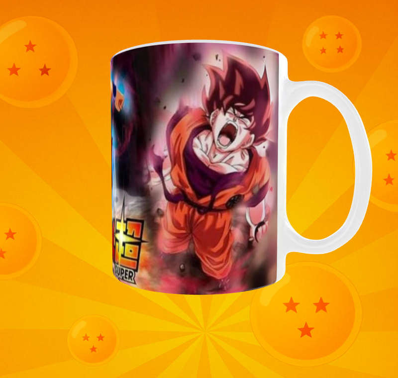 Dragon Ball Super Goku Mug  Ultra Instinct Anime Coffee Cup | Mojo Prints